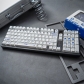 Geometry 144+47 PBT Dye-subbed PC Crystal Semitransparent Backlit Cool Keycaps Set Screen Printing with Oil Spraying